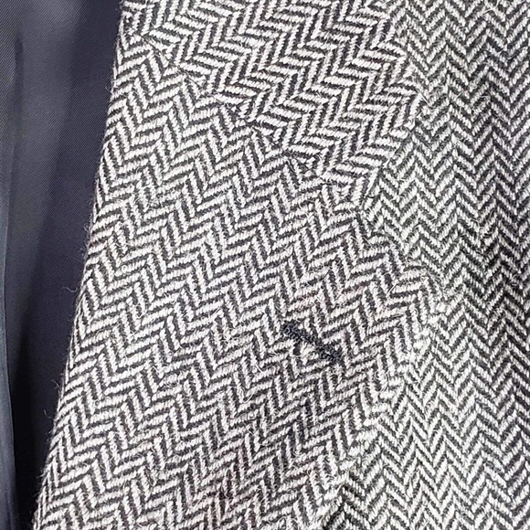 POLO RALPH LAUREN Wool Alpaca Tweed Blazer Jacket Sport Coat Herringbone 42 R - Picture 9 of 10